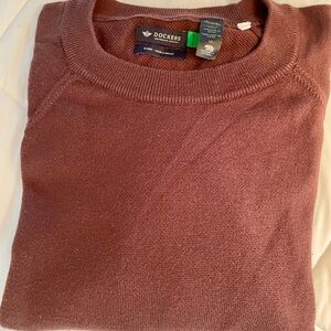 Dockers Women’s Crewneck Sweater in Rich Brown